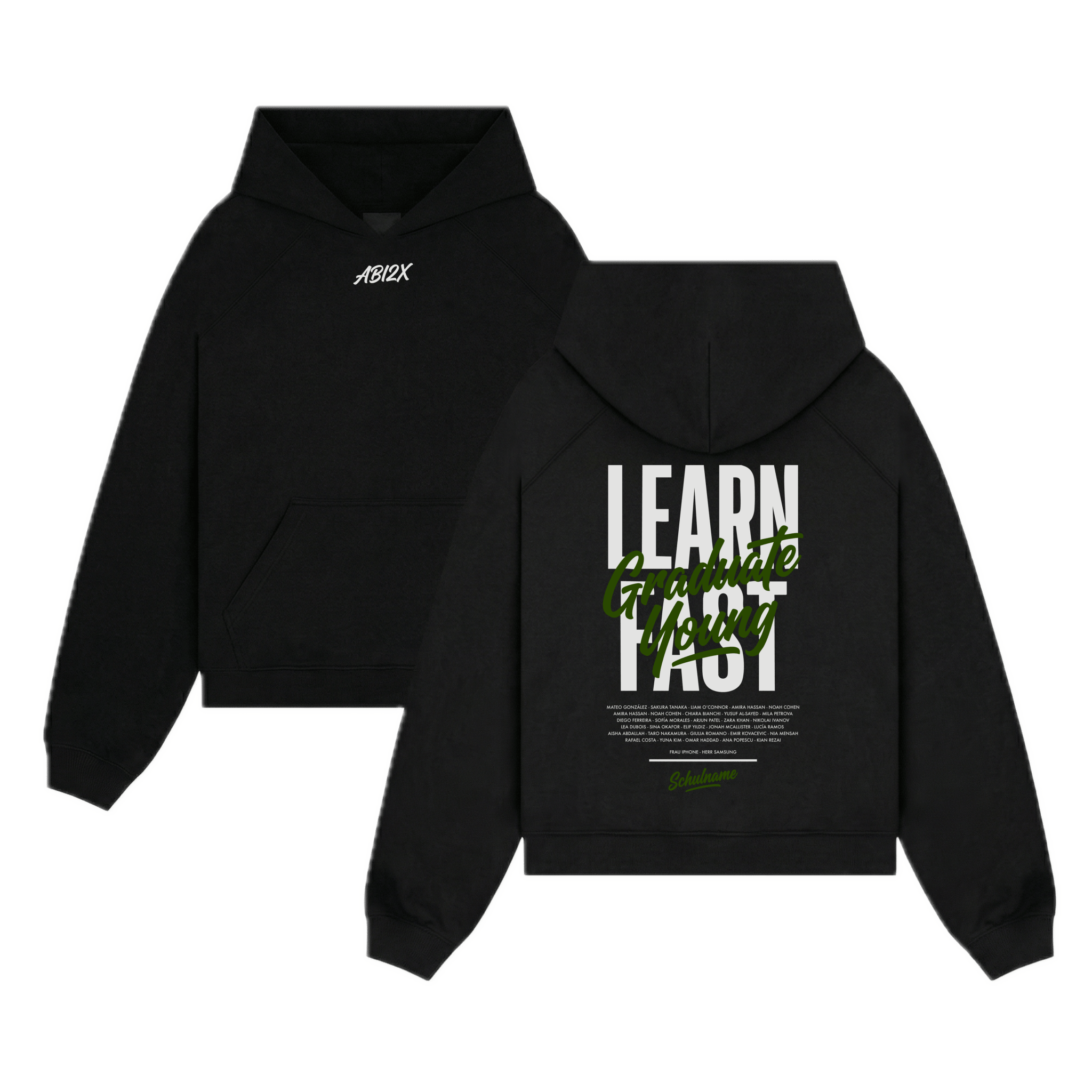 Abi - Learn Fast, Graduate Young - 28 - Abschlussklamotten.de