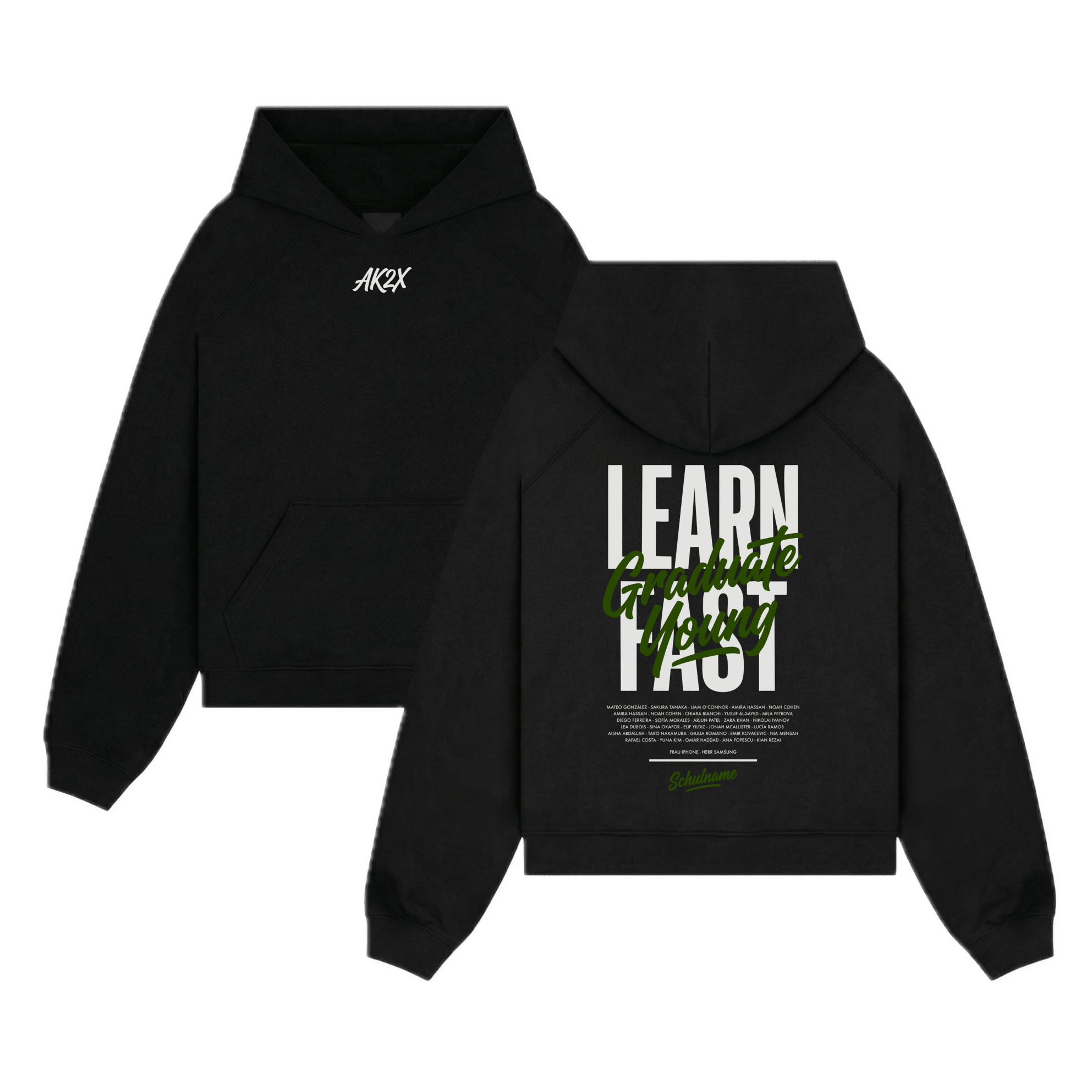 AK - Learn Fast Graduate Young 1 - Abschlussklamotten.de