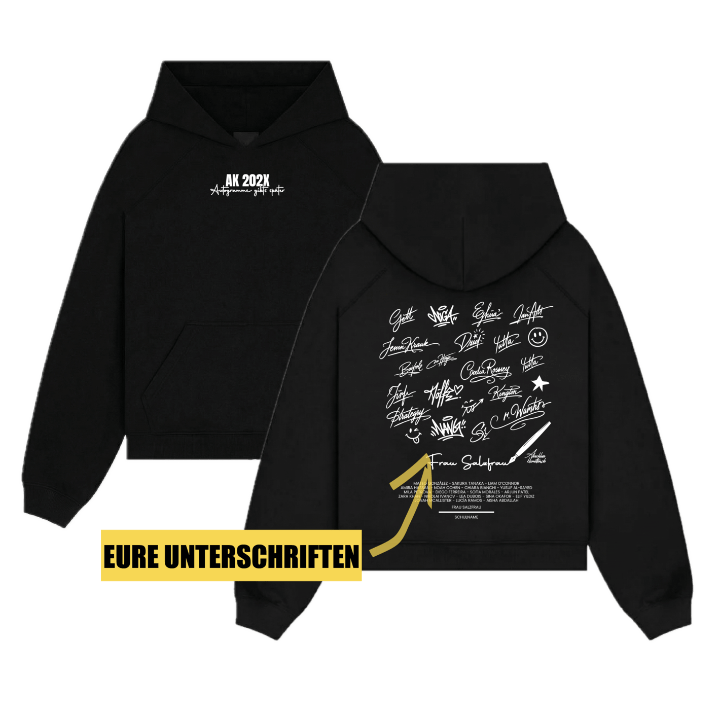 Autogramme Design 65 - Abschlussklamotten.de