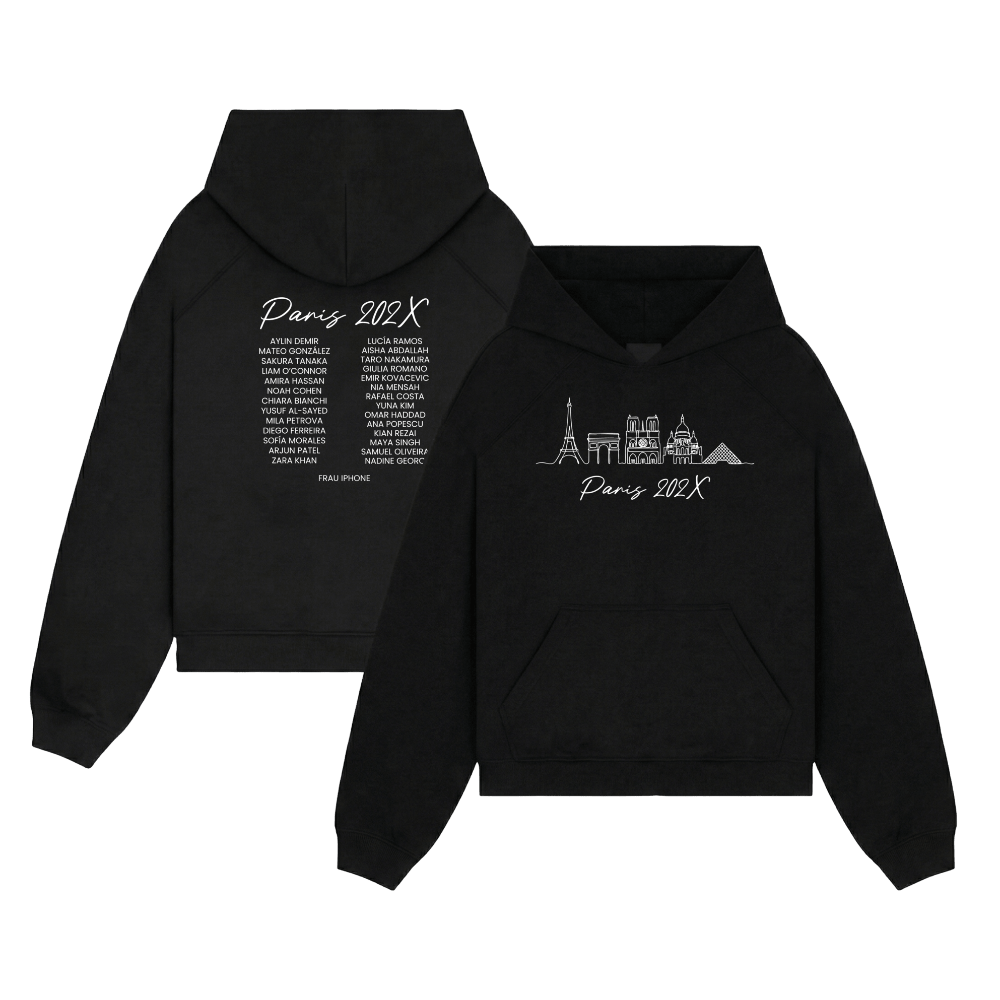 Klassenfahrt - Paris Skyline 4 - Abschlussklamotten.de