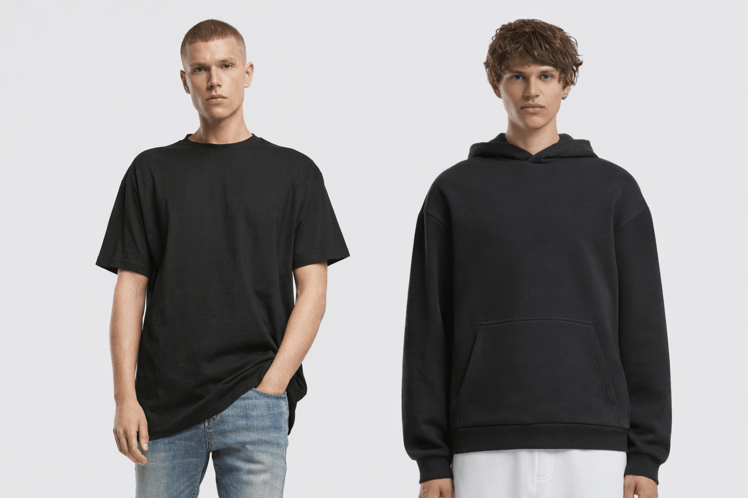 Oversize Set (Hoodie + T-Shirt) - Abschlussklamotten.de