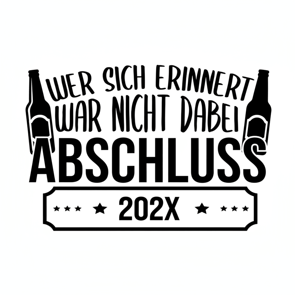 Wer sich erinnert war nicht dabei - Abschlussklamotten.de