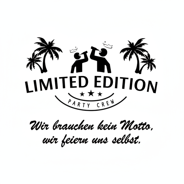 Wir brauchen kein Motto wir feiern uns selbst