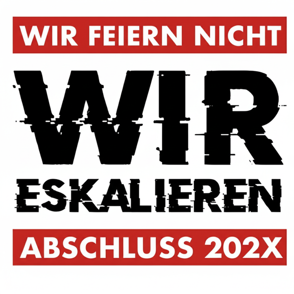 Wir feiern nicht, wir eskalieren