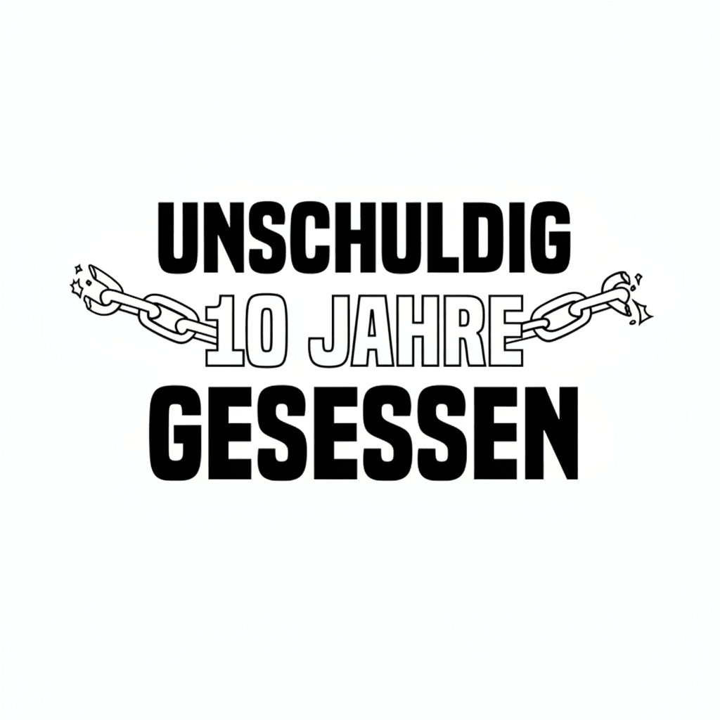 Unschuldig 10 Jahre gesessen - Abschlussklamotten.de