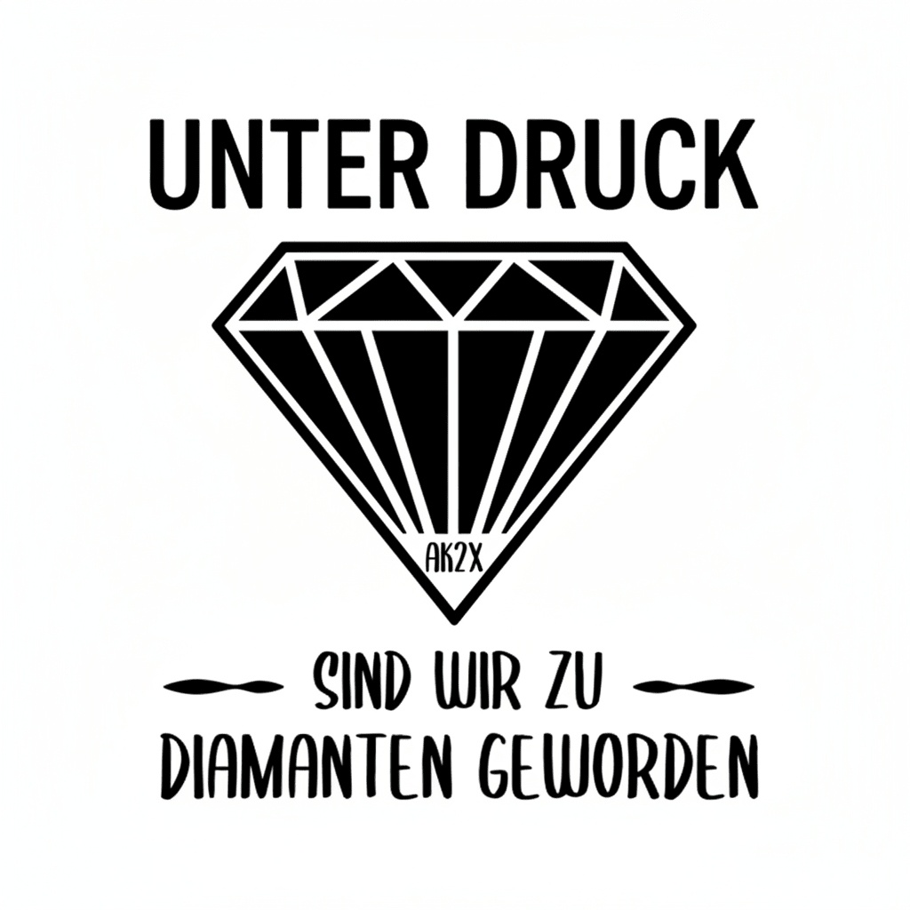 Unter Druck sind wir zu Diamanten geworden - Abschlussklamotten.de